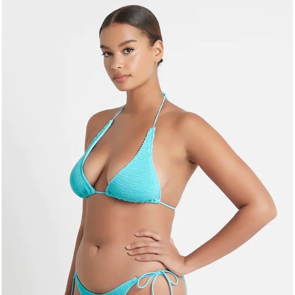 BOUND by Bond-Eye Sofie Bikini Top in teal - Picture 1 of 6